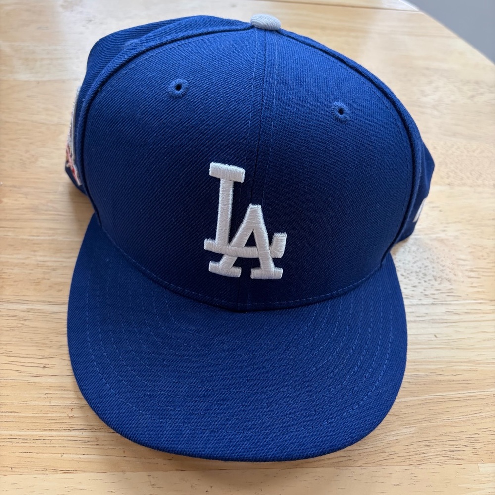 2024 world champs Dodger blue baseball hat